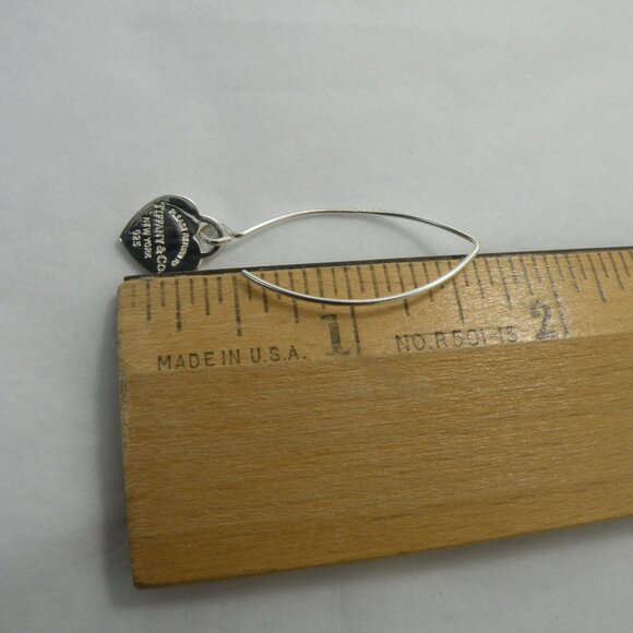 NEW Mini Heart Hook Earrings Return to Tiffany & Co Solid 925 Sterling Silver - Picture 13 of 15